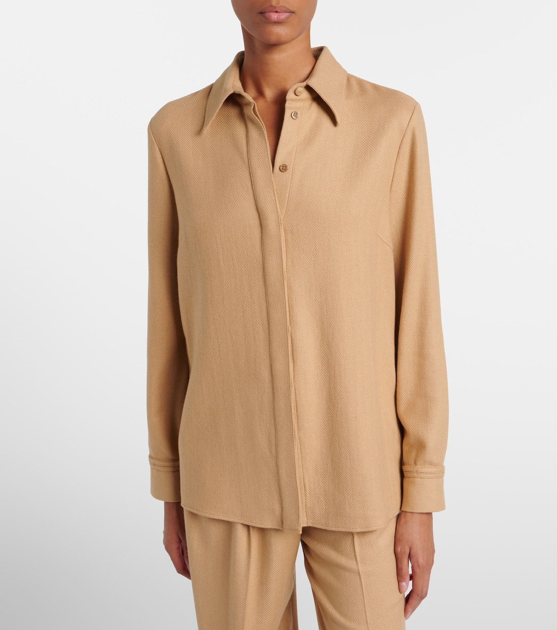 Cruz cashmere and silk shirt | Gabriela Hearst