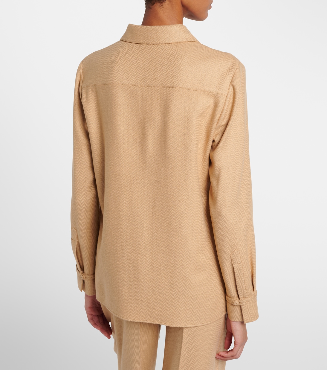 Cruz cashmere and silk shirt | Gabriela Hearst