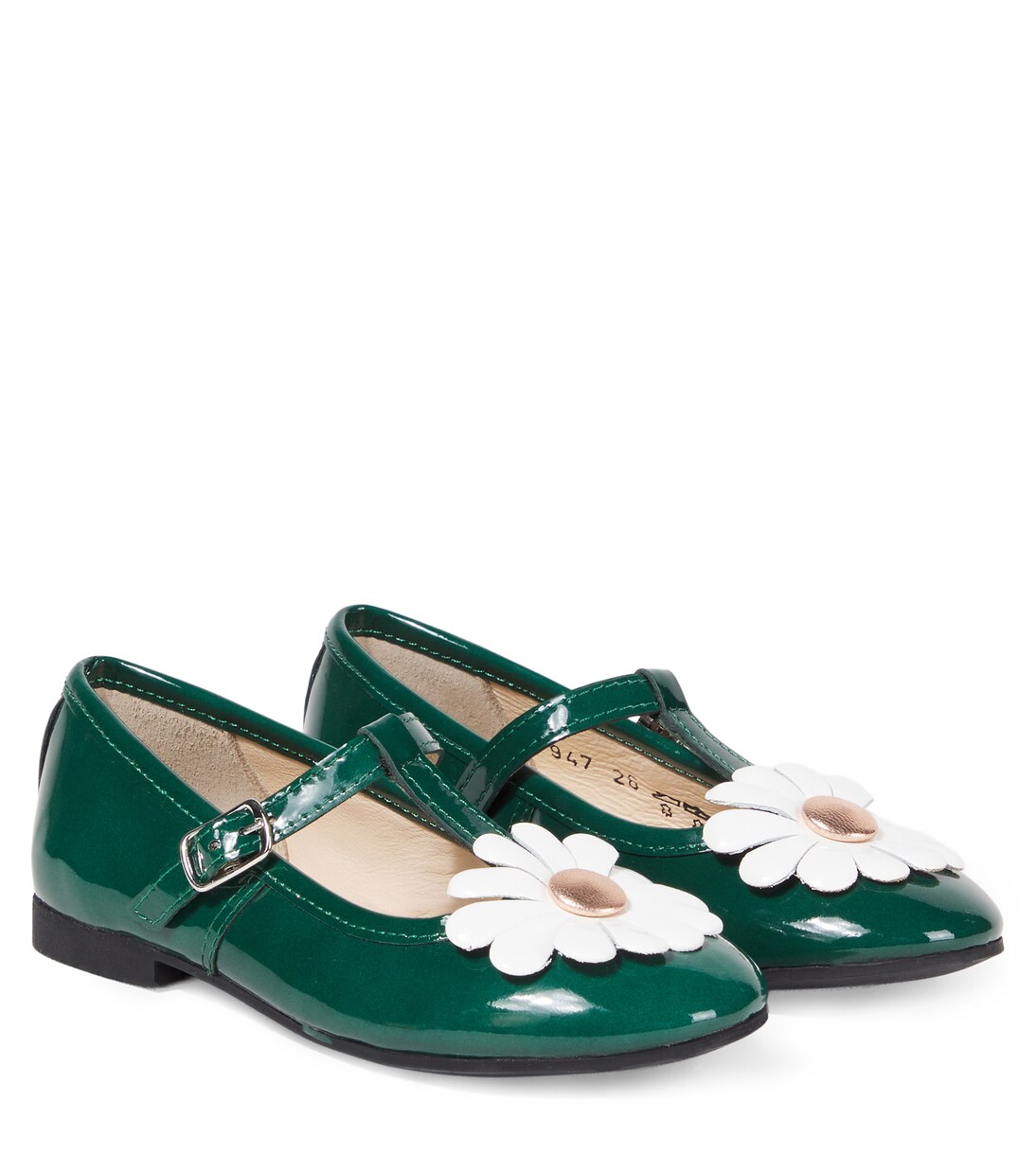 Dory leather ballet flats | Pom d'Api