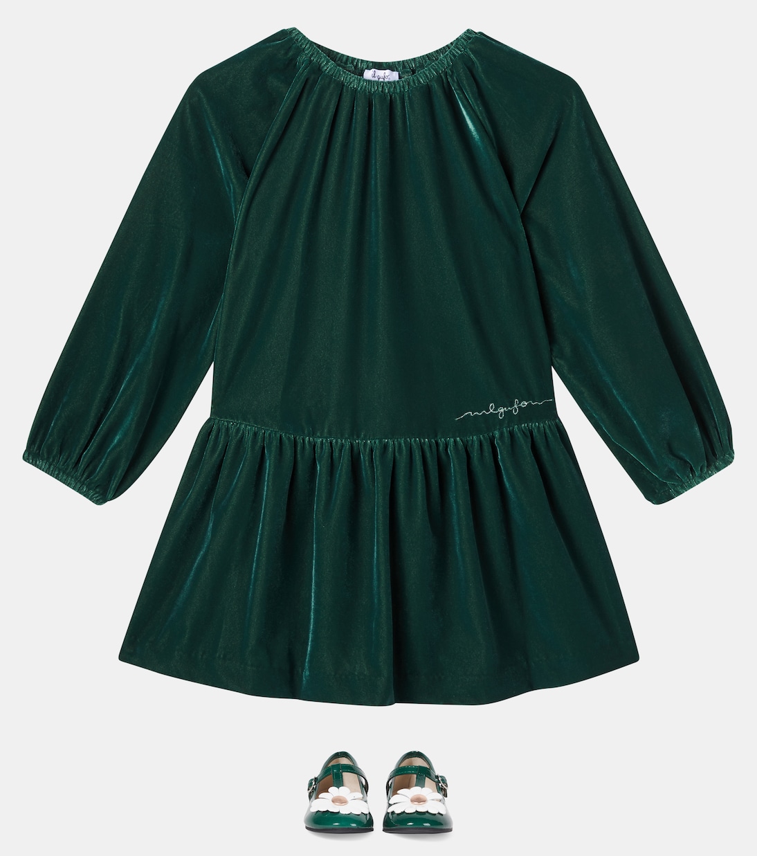 Dory leather ballet flats | Pom d'Api