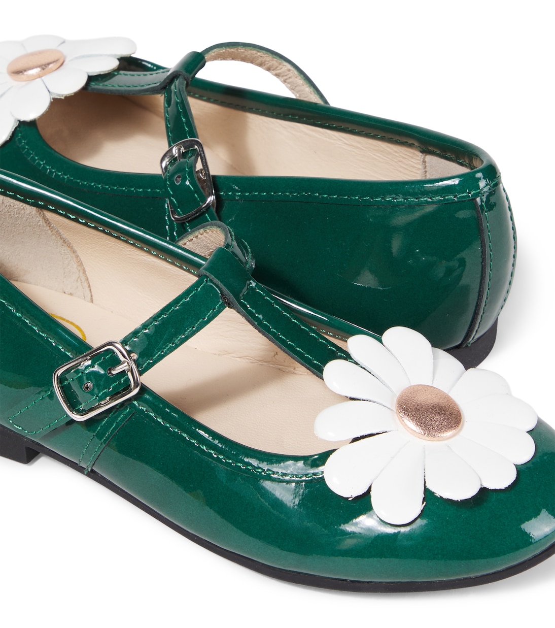 Dory leather ballet flats | Pom d'Api