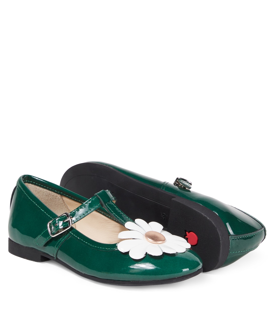 Dory leather ballet flats | Pom d'Api