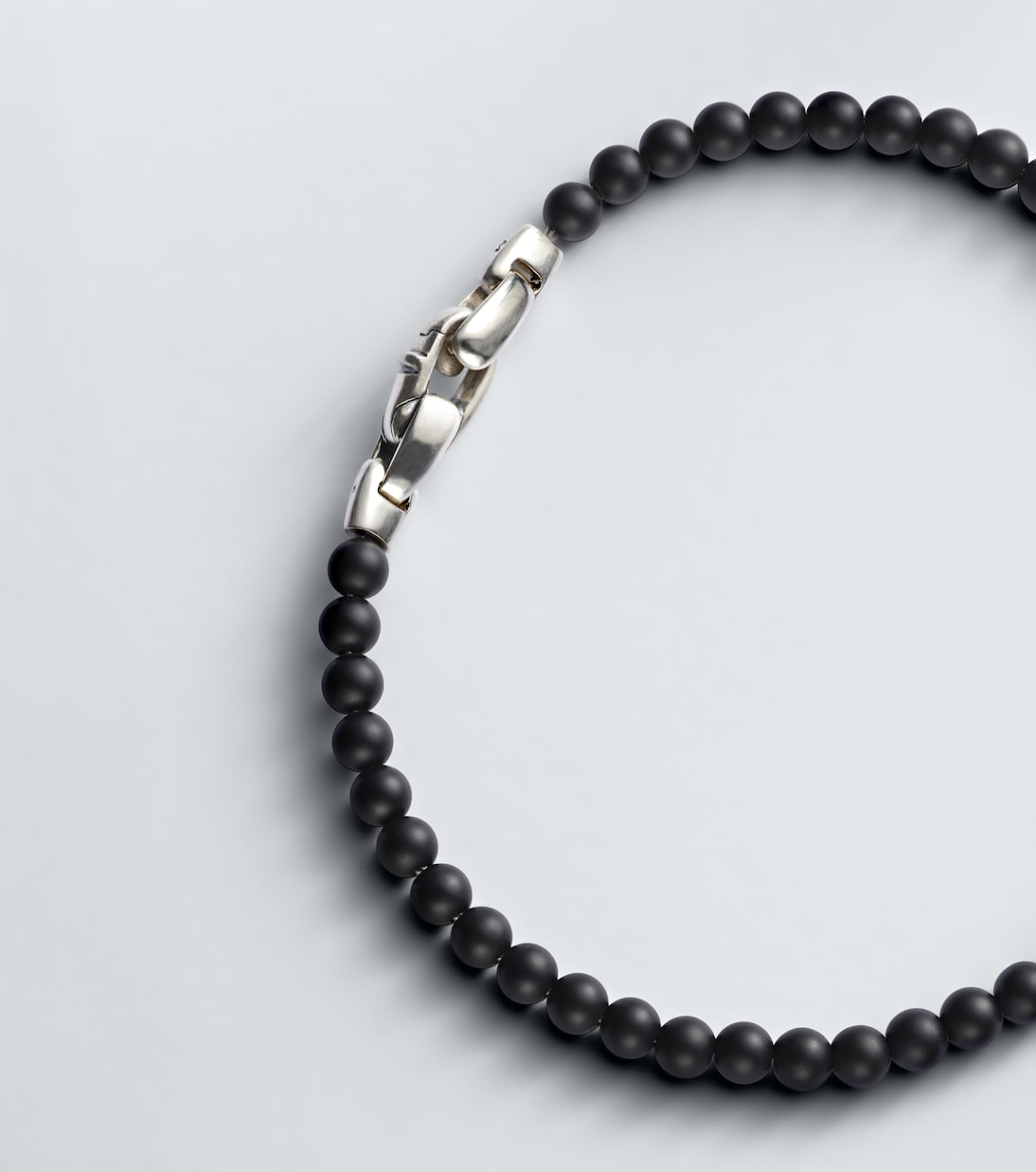 Bracciale Spiritual Beads in argento sterling con onice nera  | David Yurman