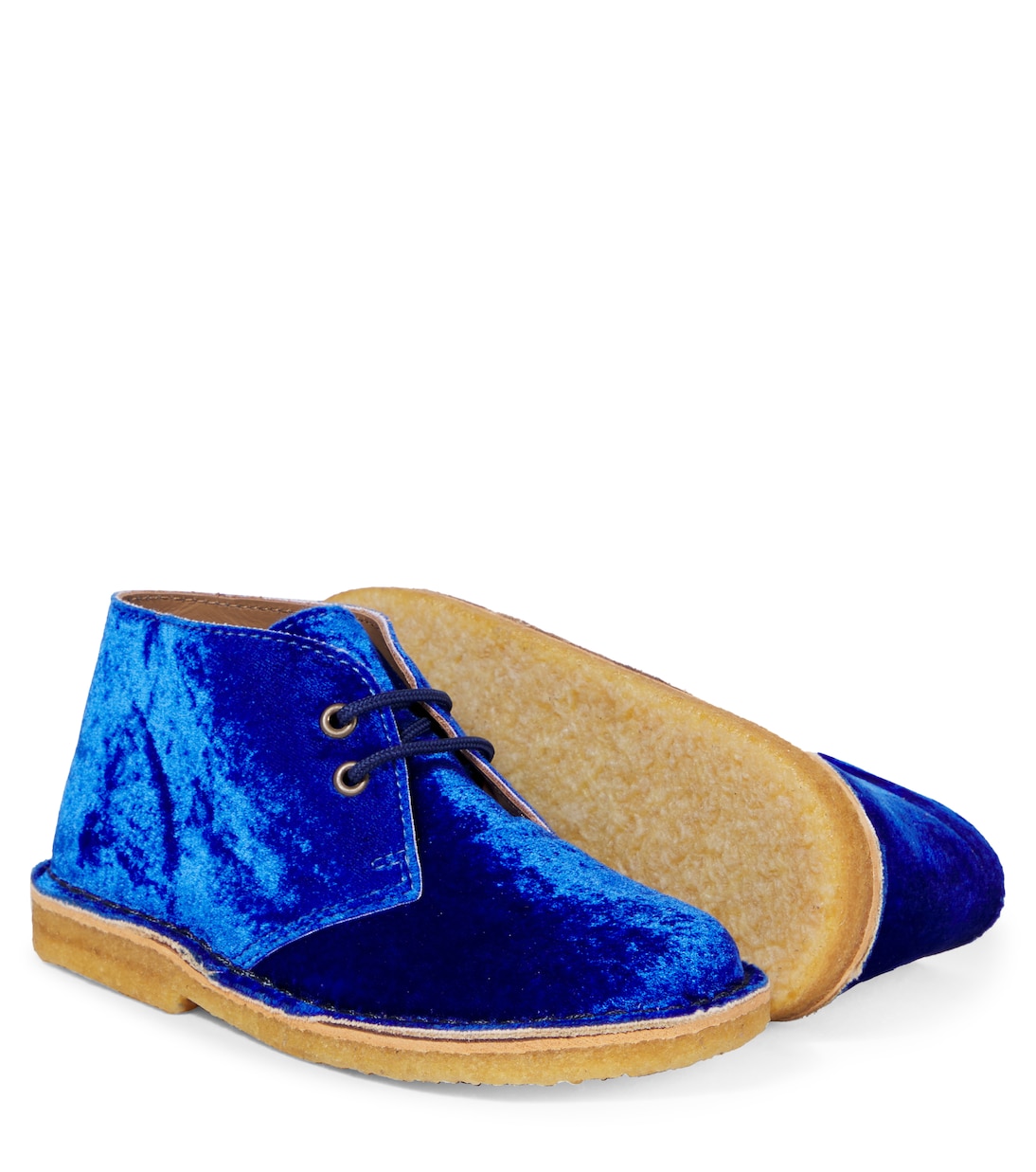 Velvet lace-up boots | PèPè