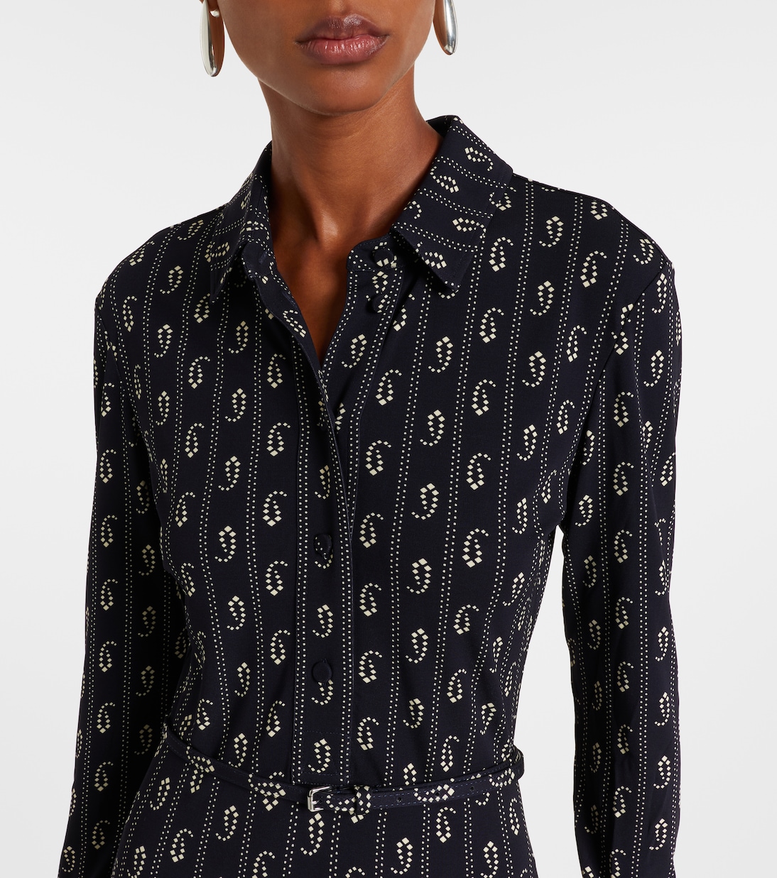 Bedrucktes Hemdblusenkleid | Tory Burch