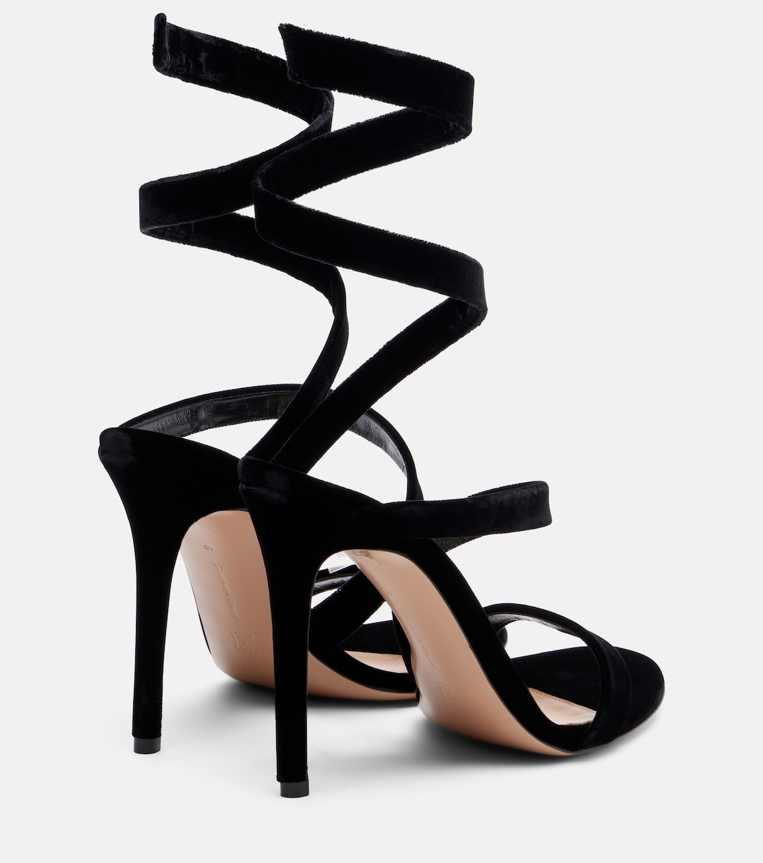 Opera 105 velvet sandals | Gianvito Rossi