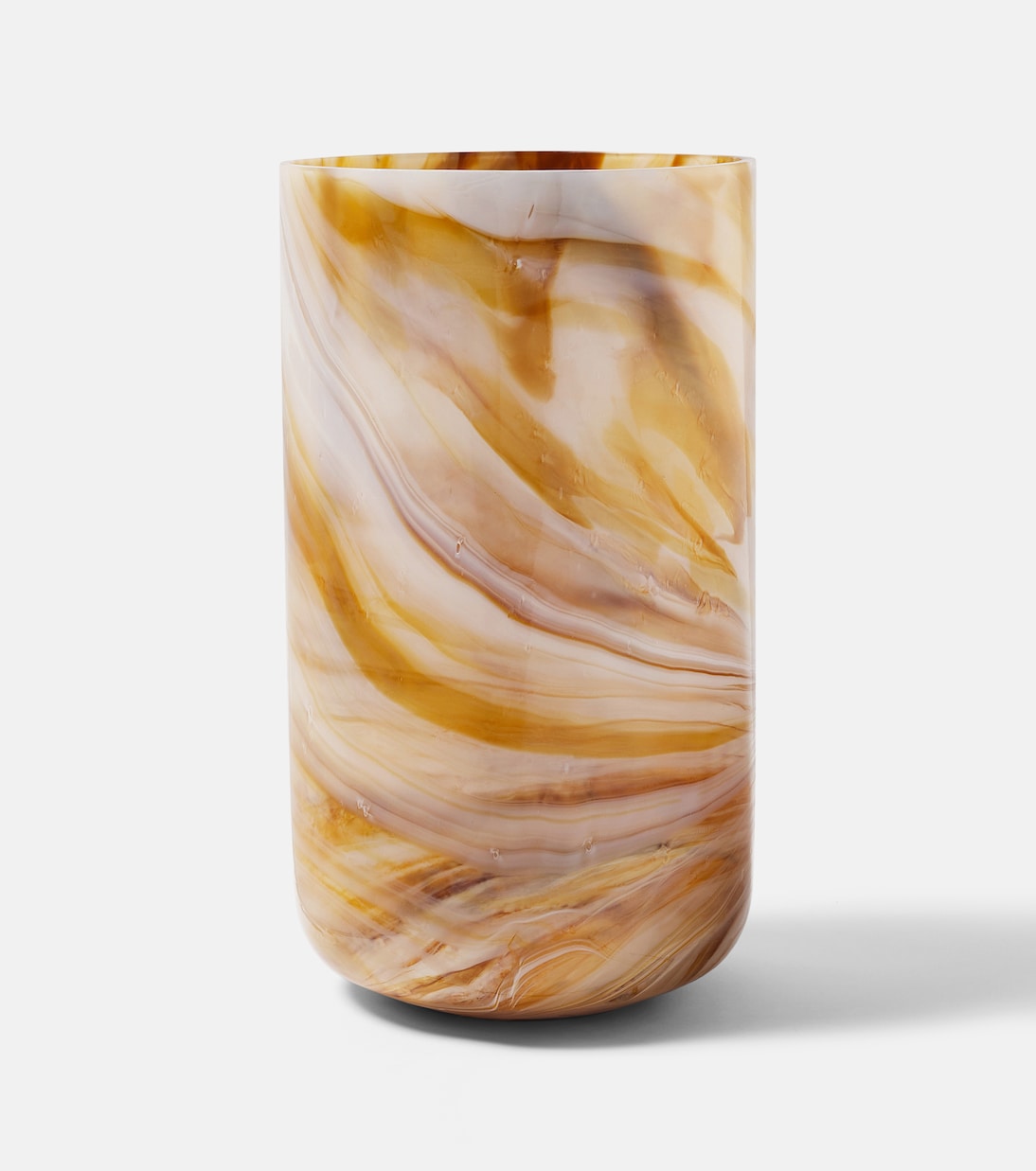 Marbled Large glass vase | Polspotten