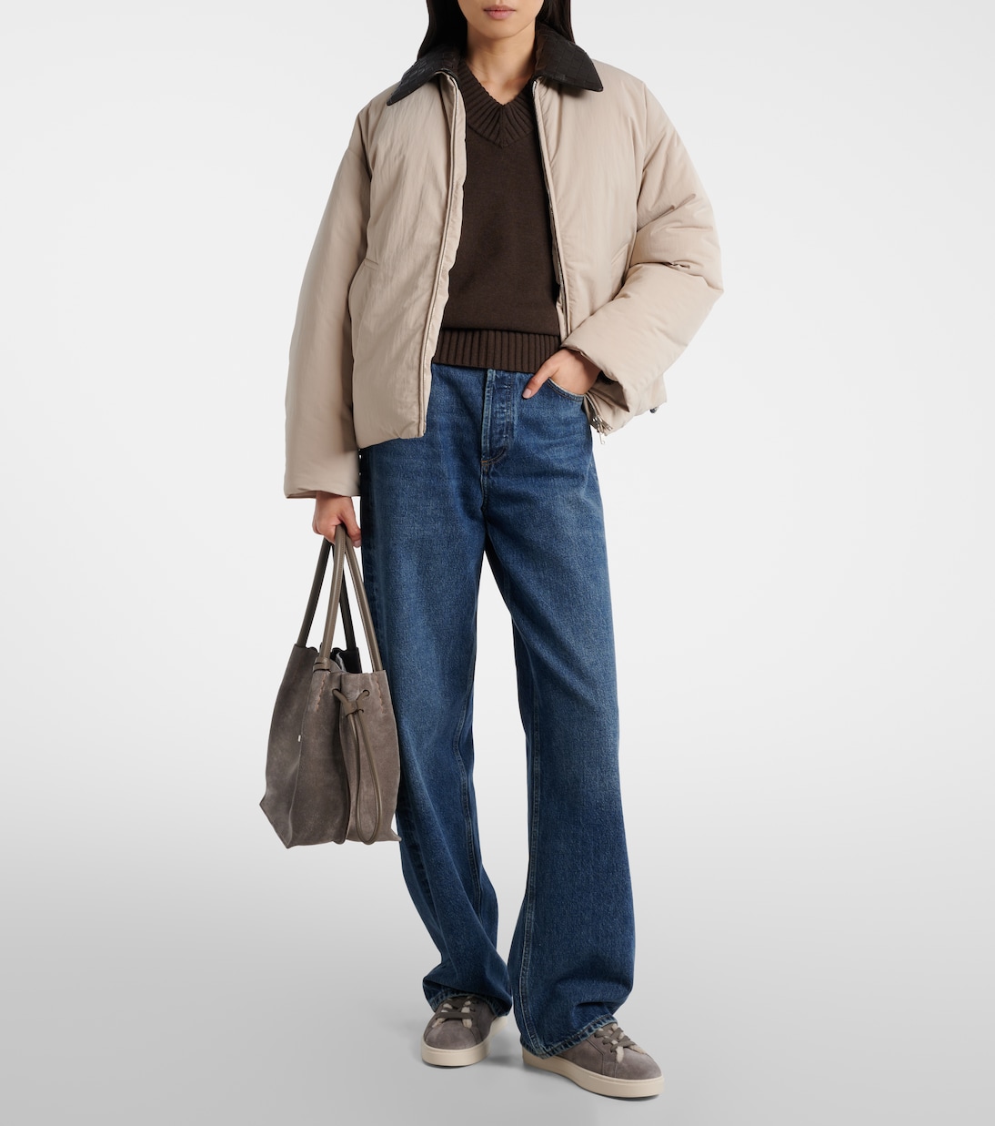 Classic shearling-lined suede sneakers | Tod's