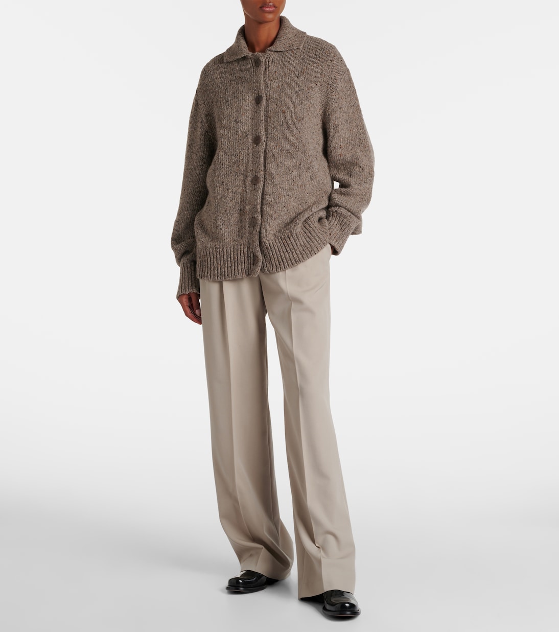 Virgil wool gabardine straight pants | The Row