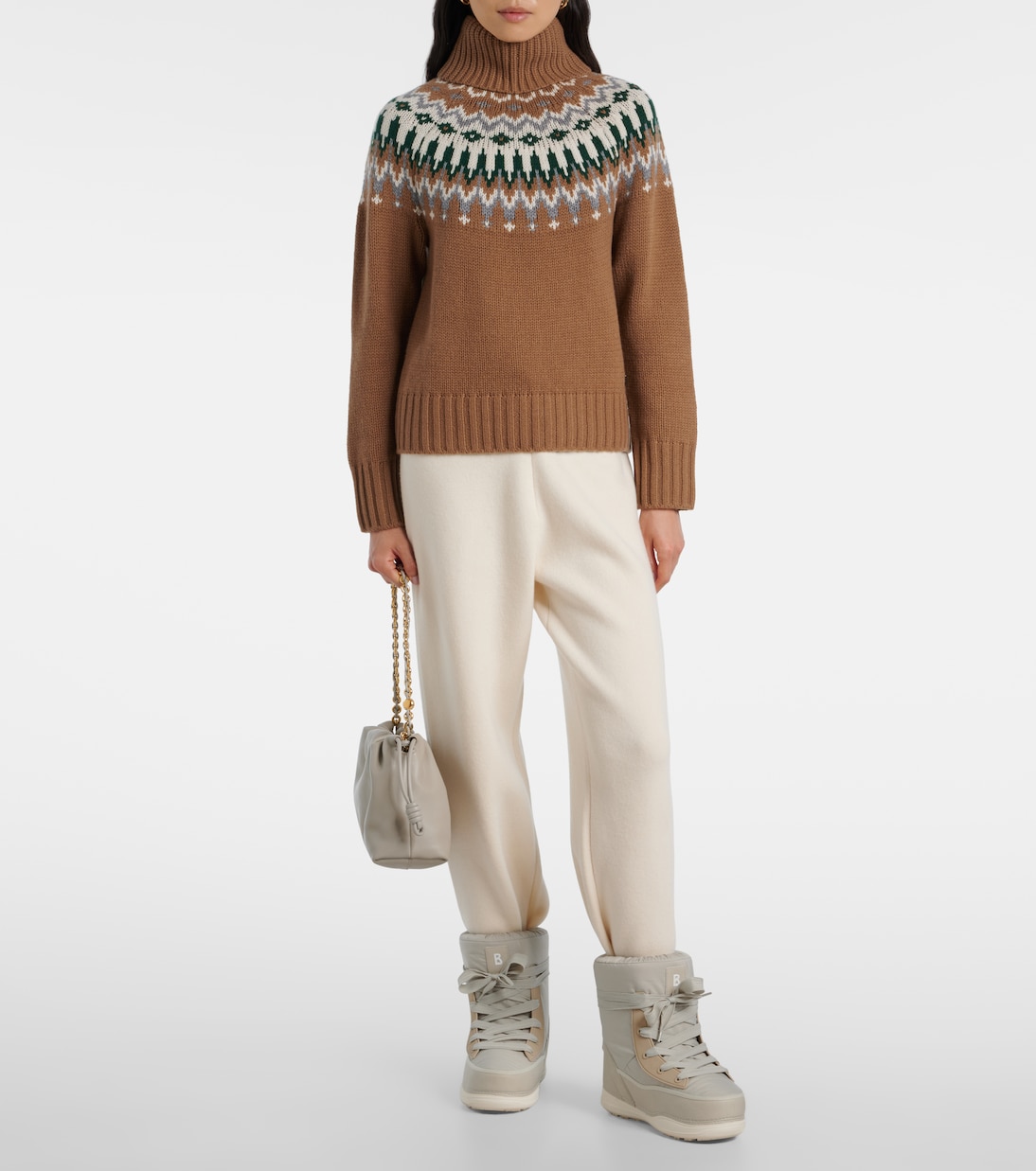 Pullover Ingrid aus Kaschmir-Jacquard | Bogner