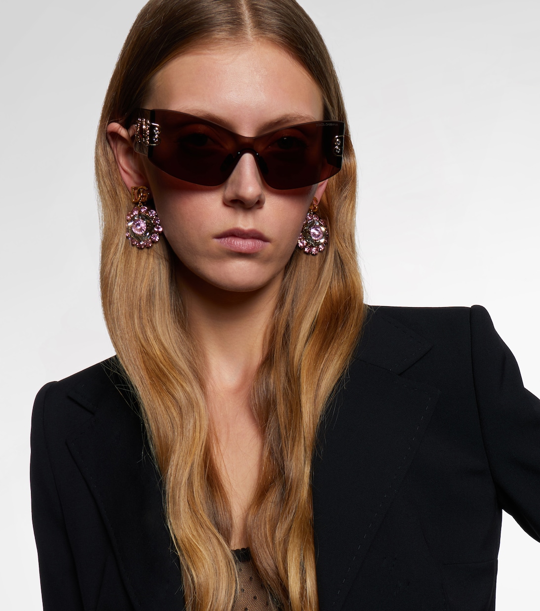 Embellished rectangular sunglasses | Dolce&Gabbana