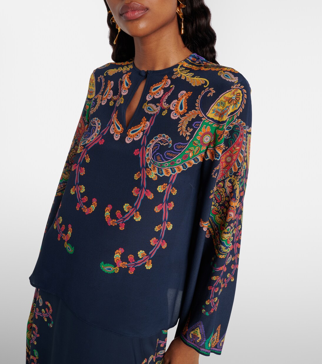 Bedruckte Bluse aus Seide | Etro