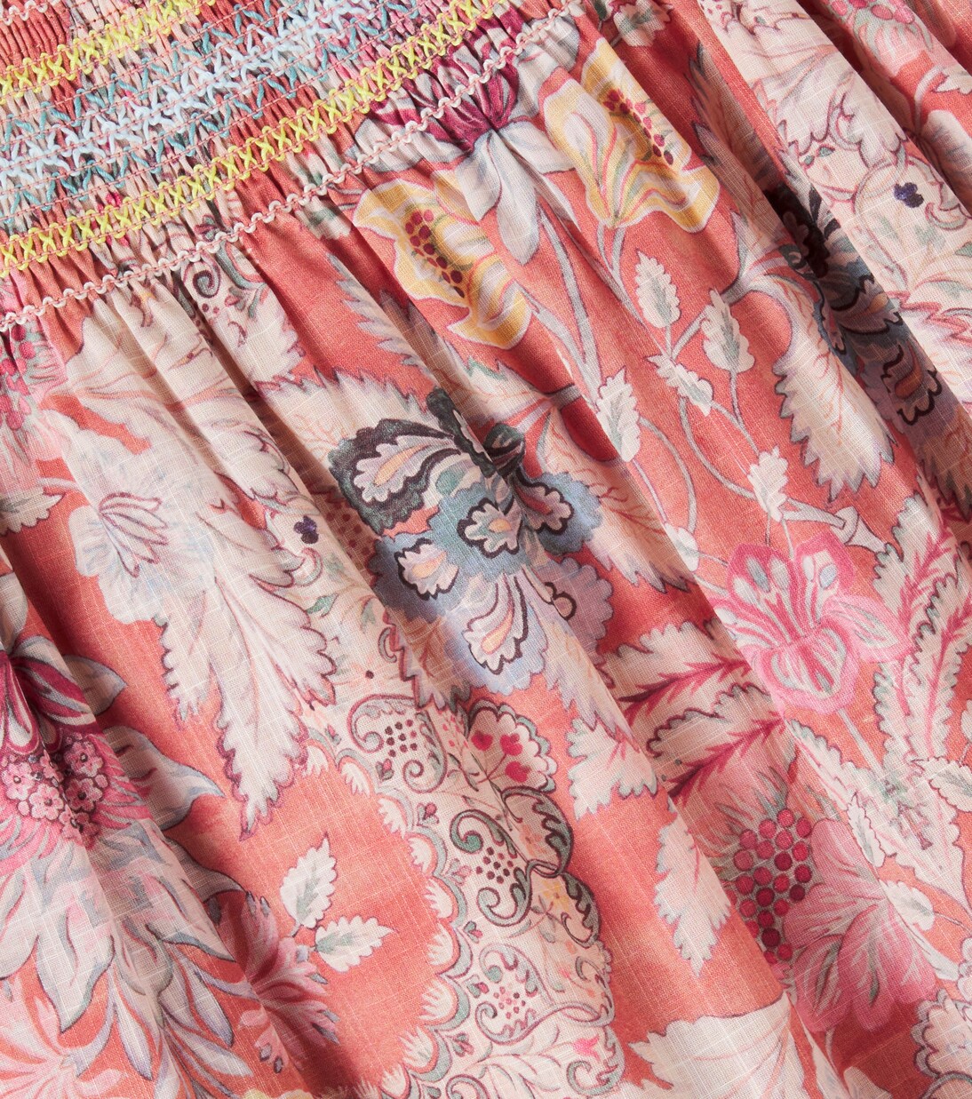 Abito in cotone con stampa floreale | Zimmermann Kids