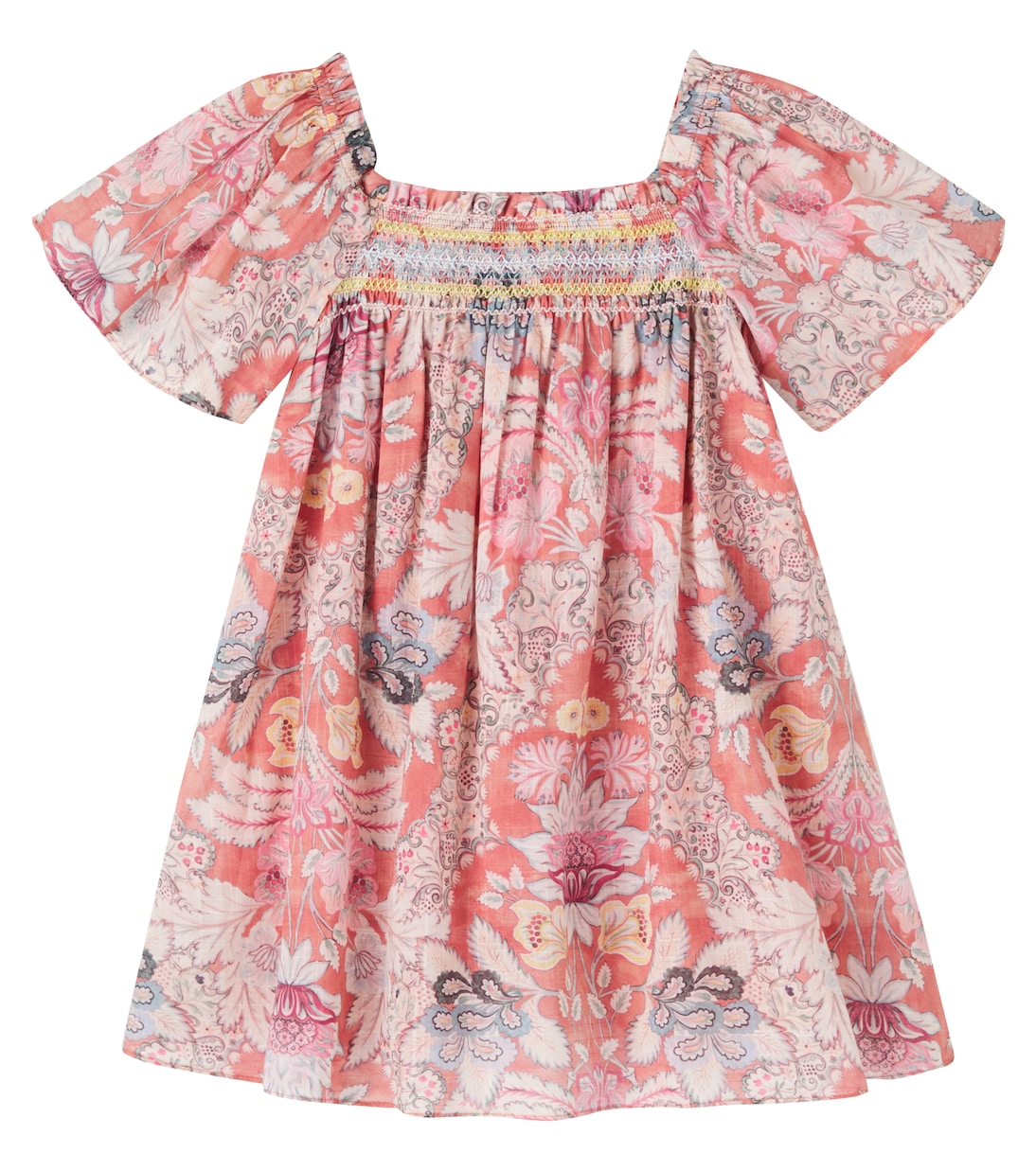 Abito in cotone con stampa floreale | Zimmermann Kids
