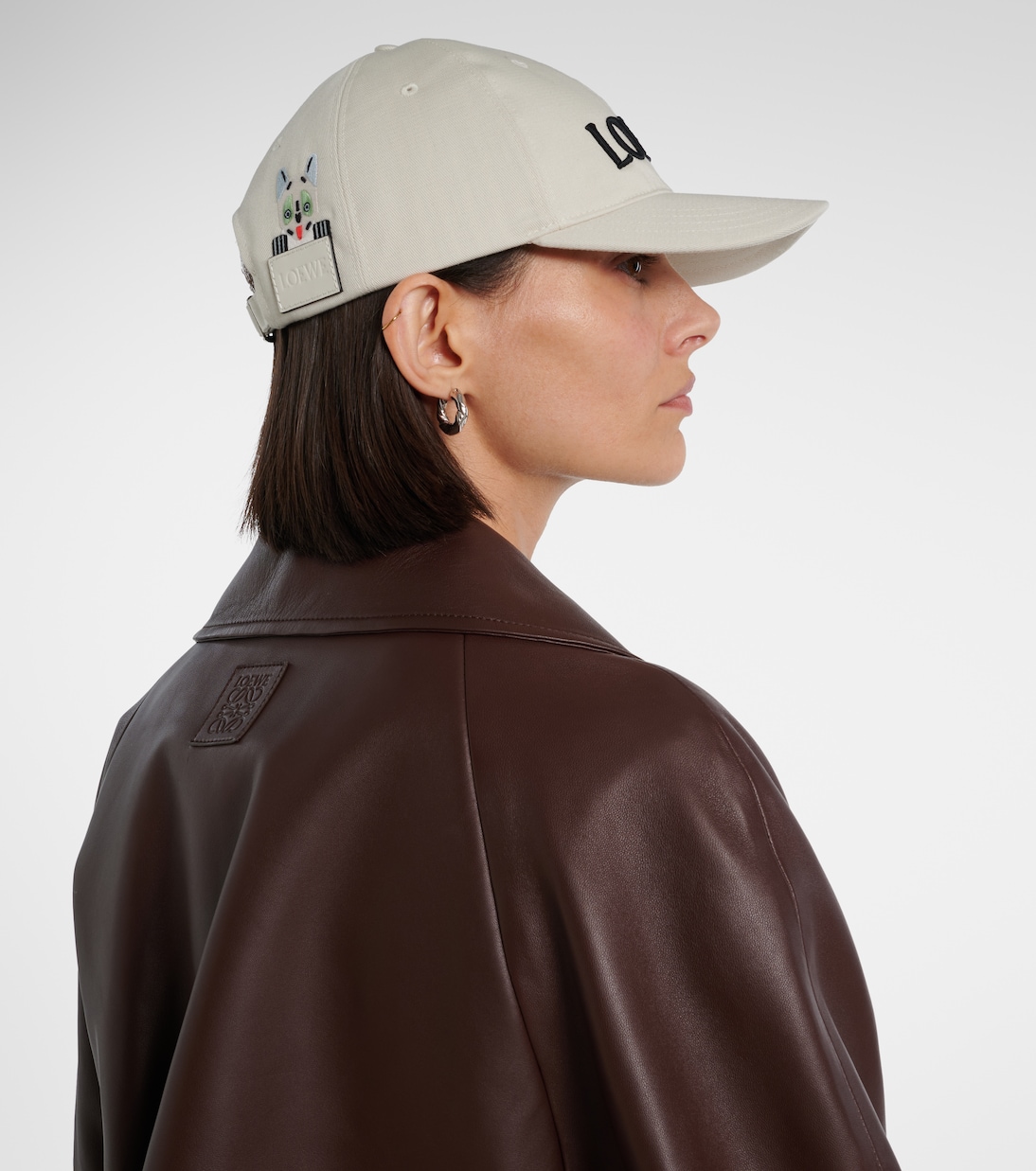 x Louis Wain cotton canvas baseball cap | Loewe