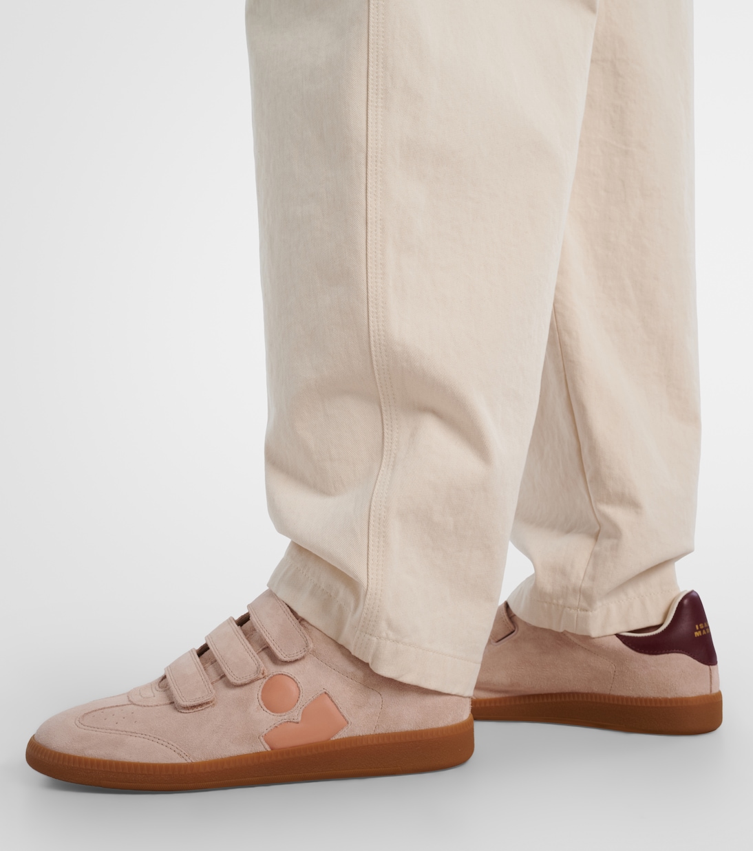 Beth leather-trimmed suede sneakers | Isabel Marant