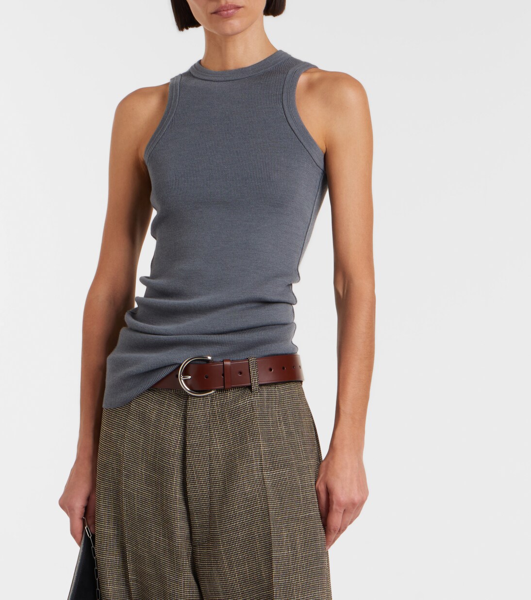 Ribbed-knit wool tank top | Phoebe Philo