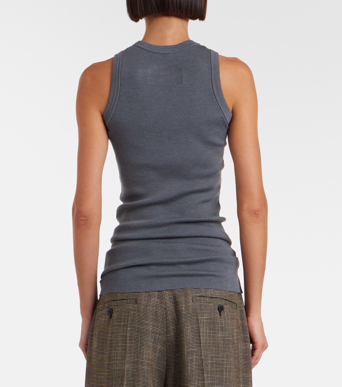 Ribbed-knit wool tank top | Phoebe Philo