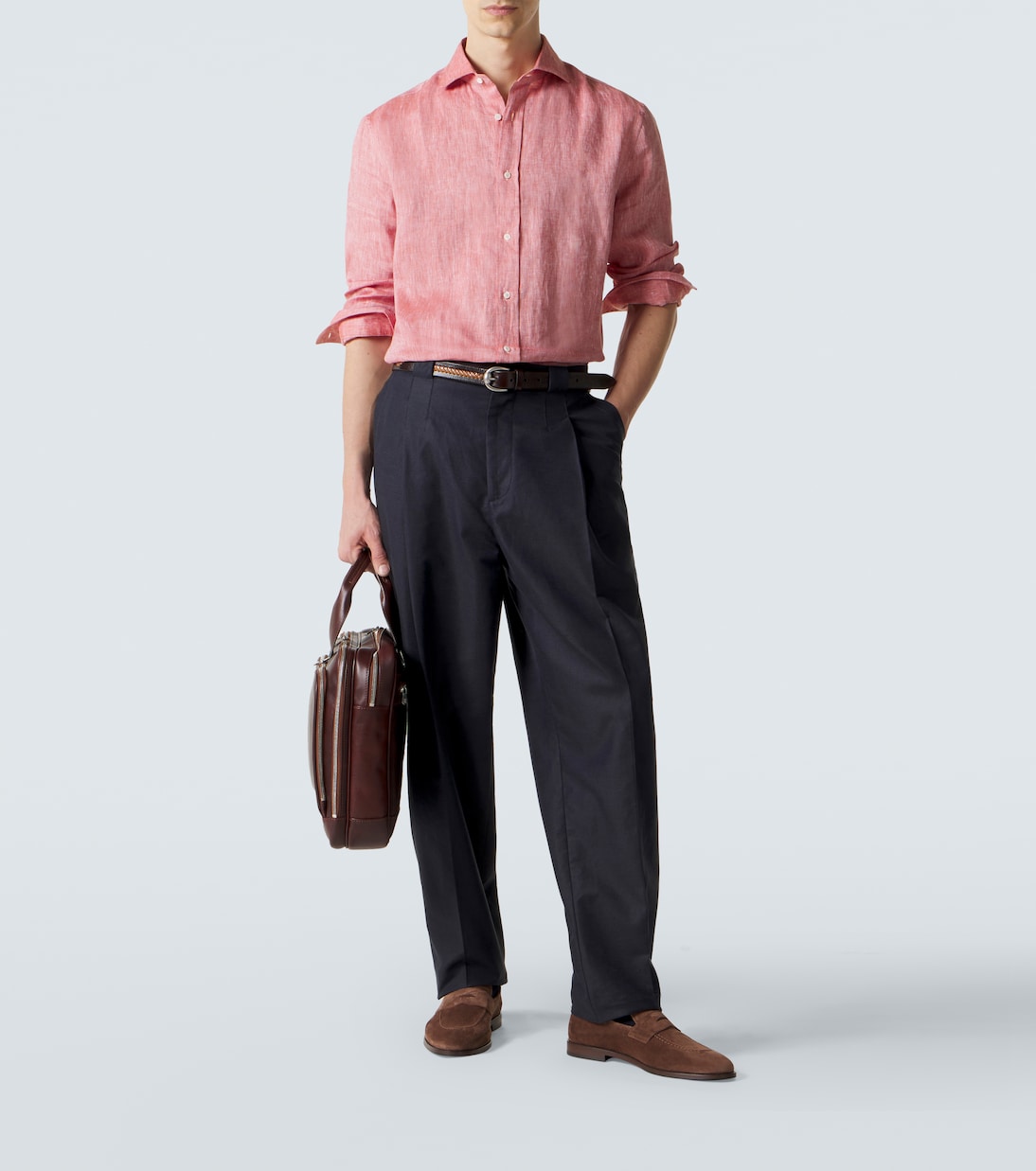 Suede penny loafers | Brunello Cucinelli