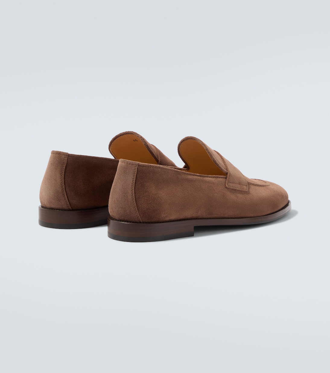 Suede penny loafers | Brunello Cucinelli