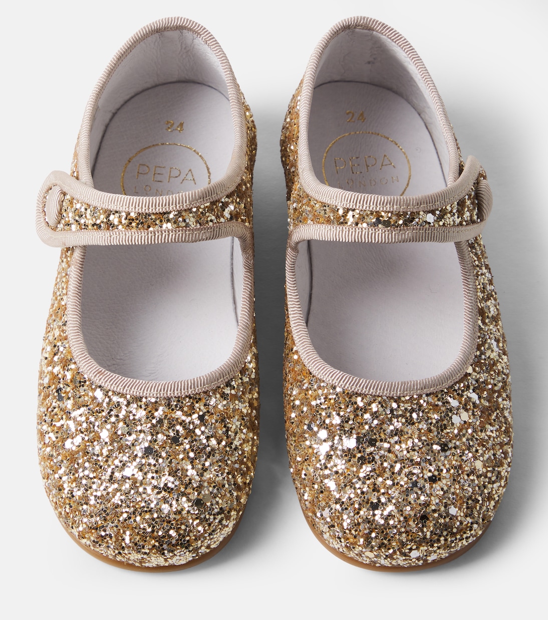 Glitter Mary Jane flats | Pepa London