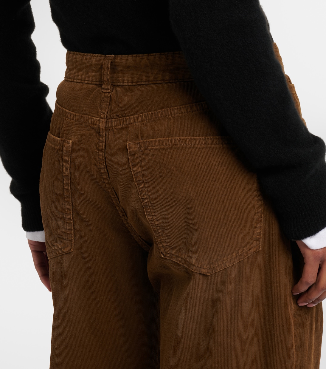 Weite Hose Eglitta aus Baumwoll-Cord | The Row