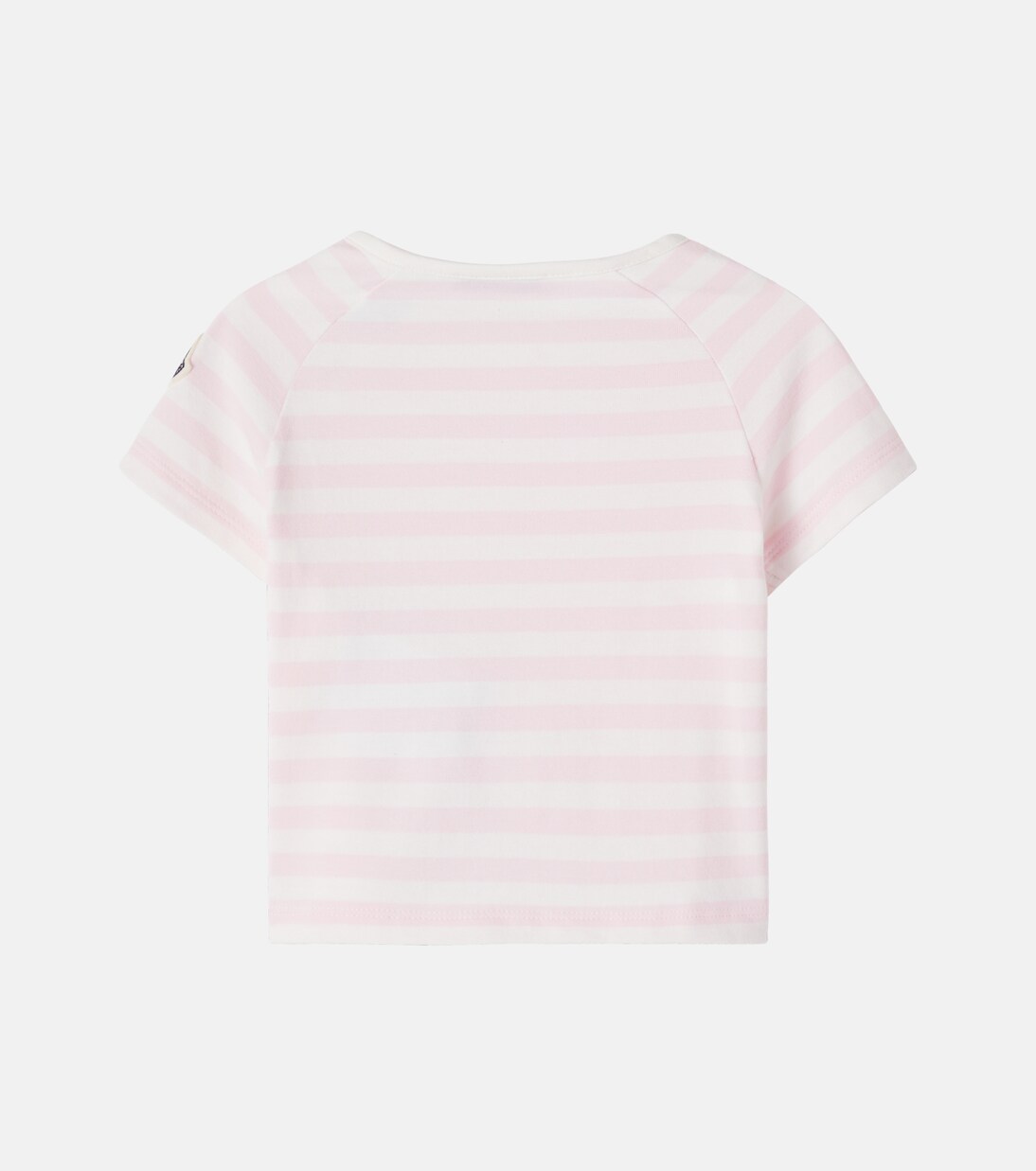 Bébé – T-shirt rayé en coton mélangé | Moncler Enfant