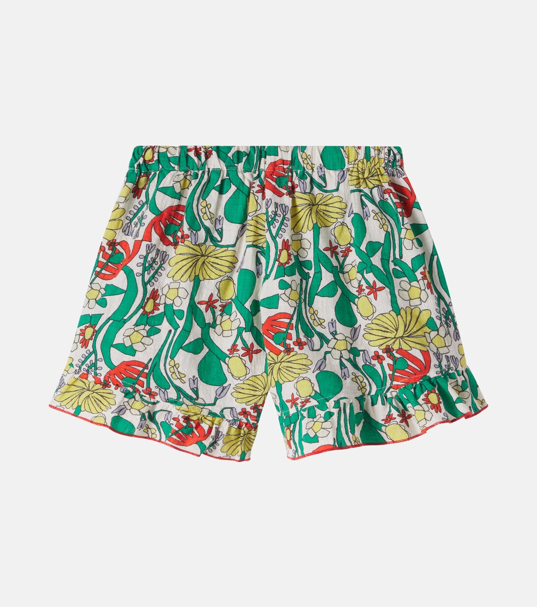Color Herbalist floral cotton shorts | Bobo Choses