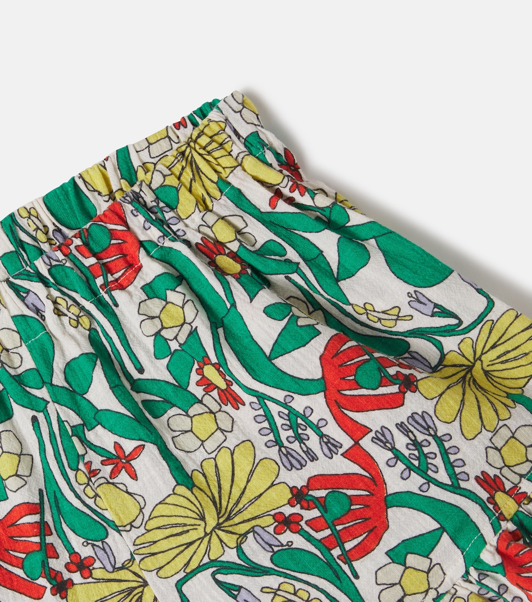 Color Herbalist floral cotton shorts | Bobo Choses