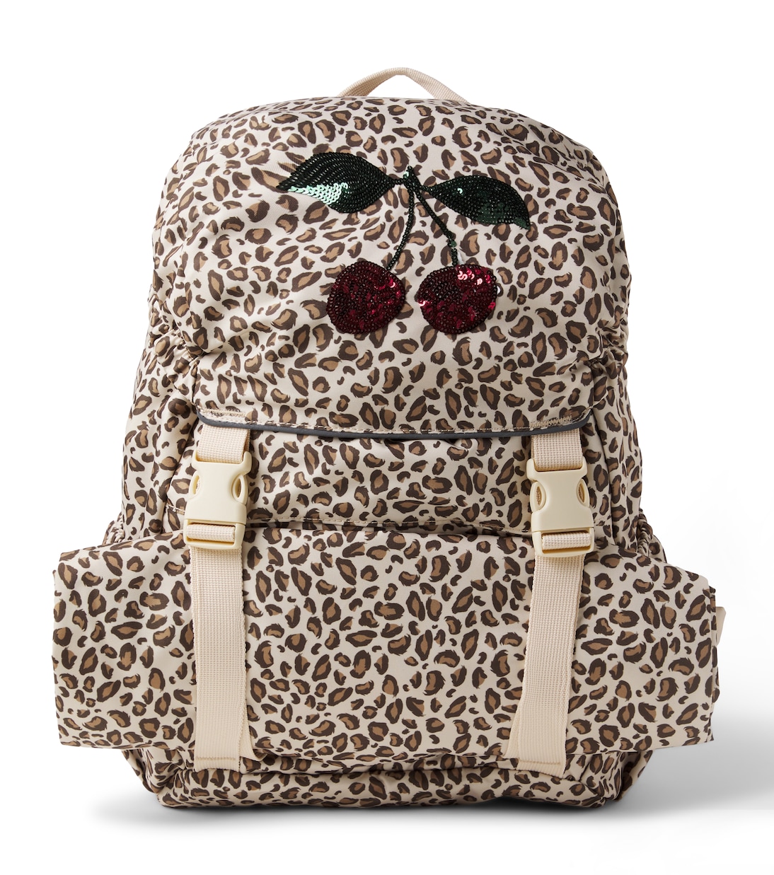 Clover leopard-print sequined backpack | Konges Sløjd
