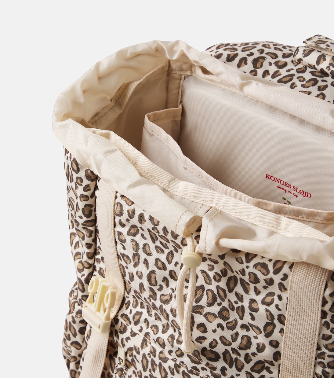 Clover leopard-print sequined backpack | Konges Sløjd