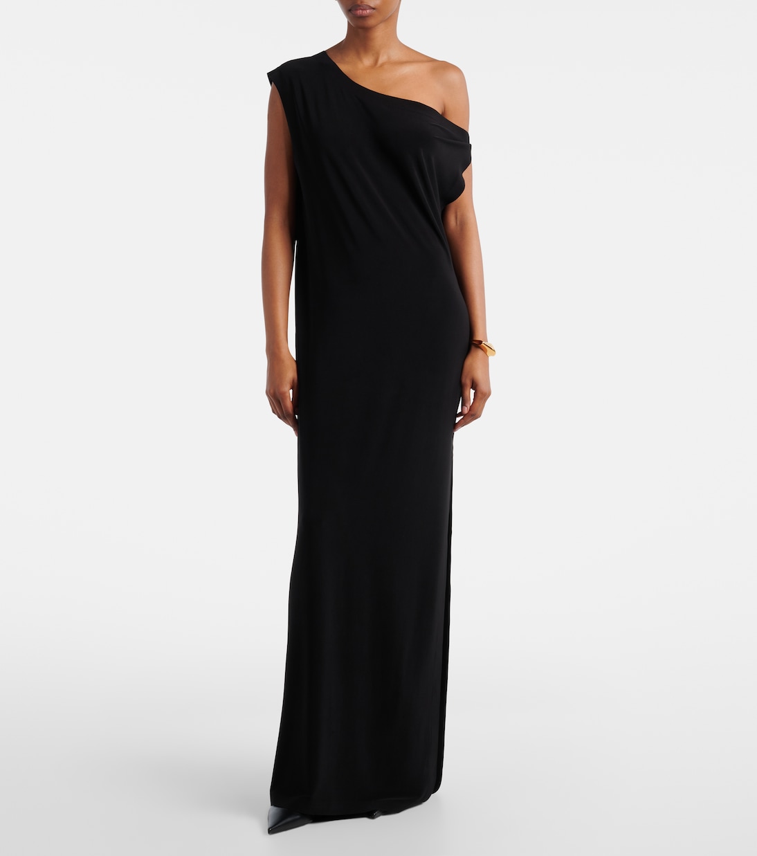 Robe longue asymétrique | Norma Kamali