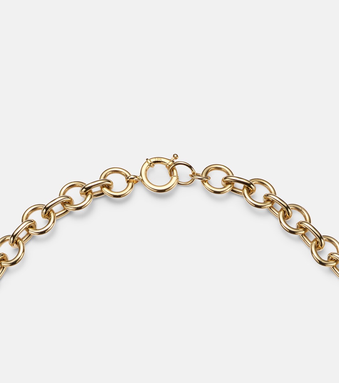 True Love & Crescent Midsize 18kt gold necklace with diamonds | FoundRae