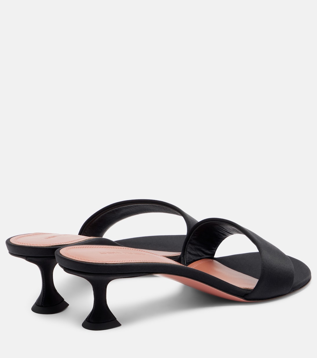 Mules Andreea in raso | Amina Muaddi