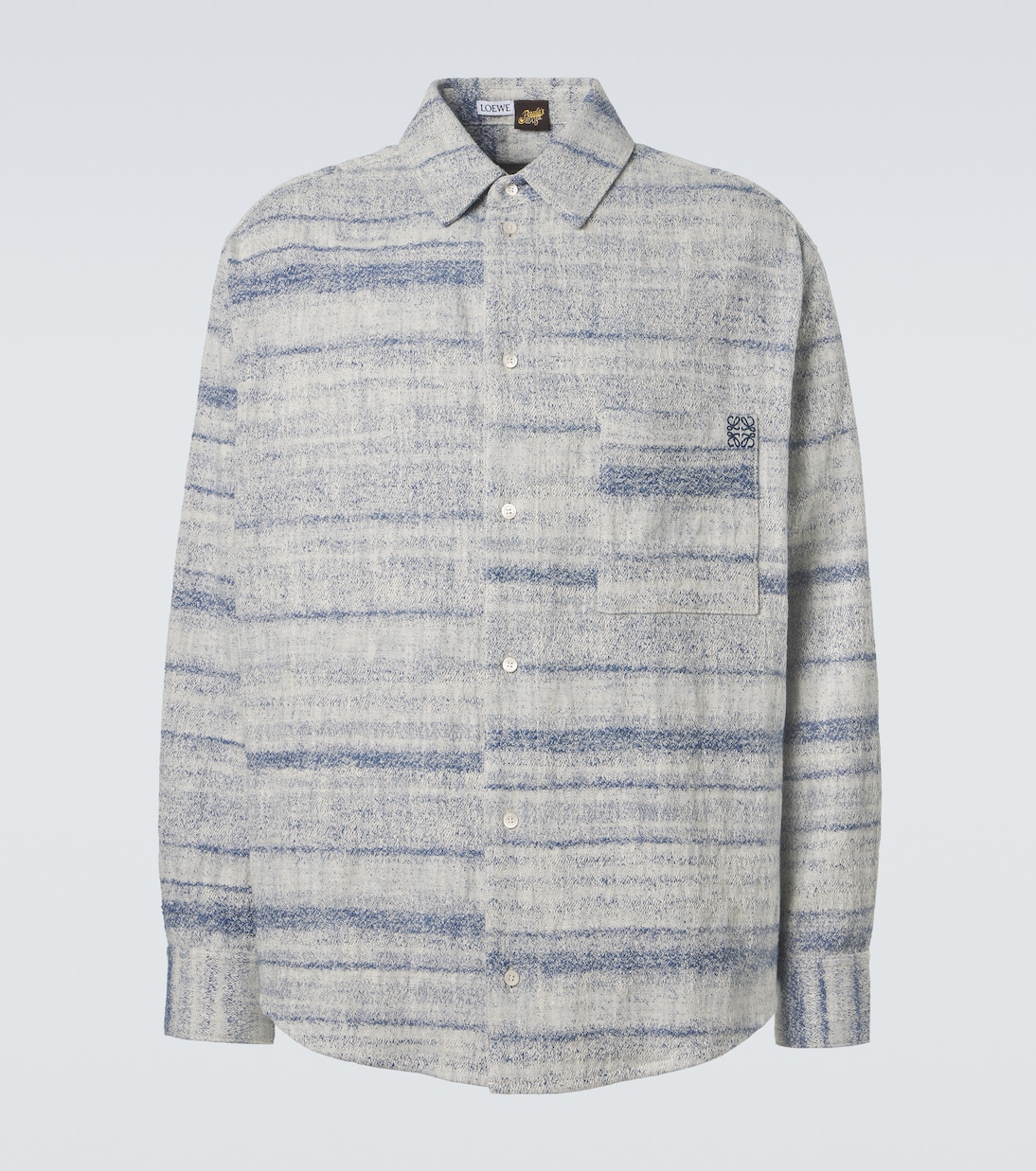 Paula's Ibiza denim jacquard shirt | Loewe