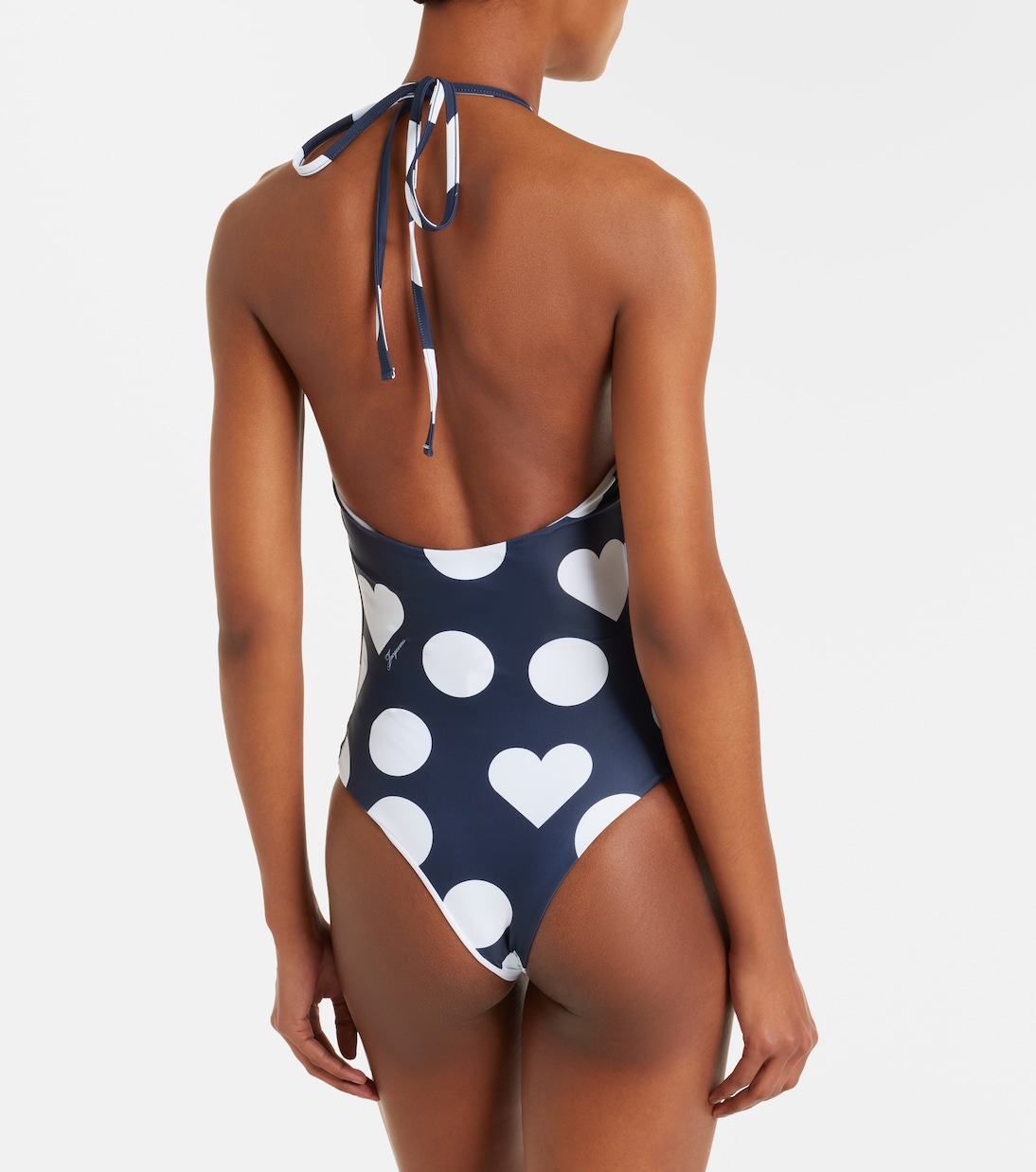 ثوب سباحة بياقة هالتر بطبعات Bastide | Jacquemus