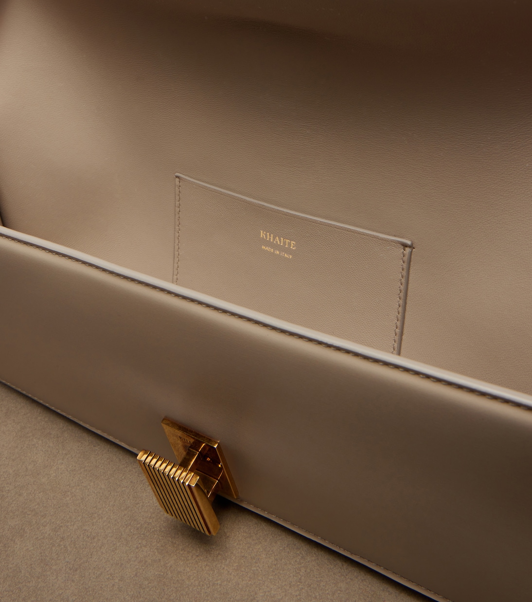 Blake leather clutch | Khaite