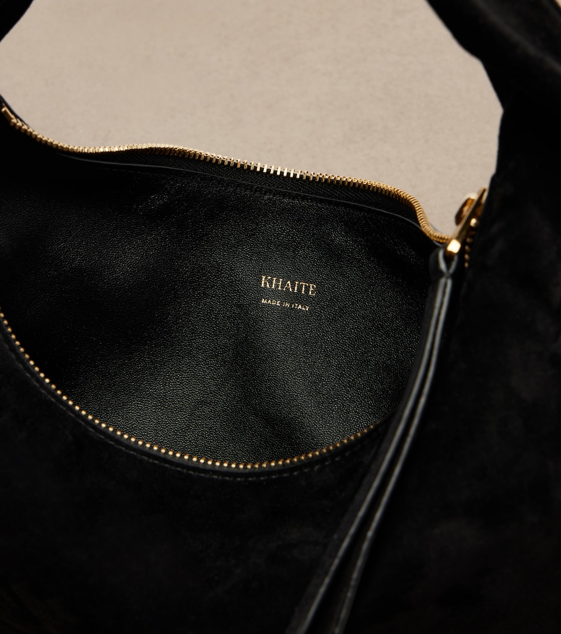 Olivia Mini suede shoulder bag | Khaite