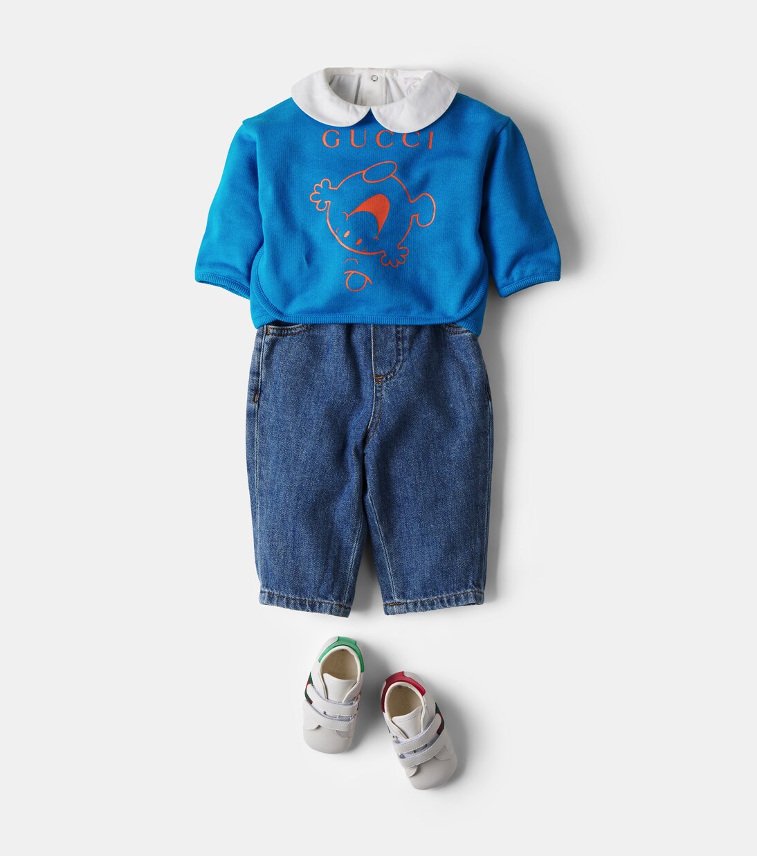 x Mr. Men Little Miss Baby cotton jersey sweatshirt | Gucci Kids
