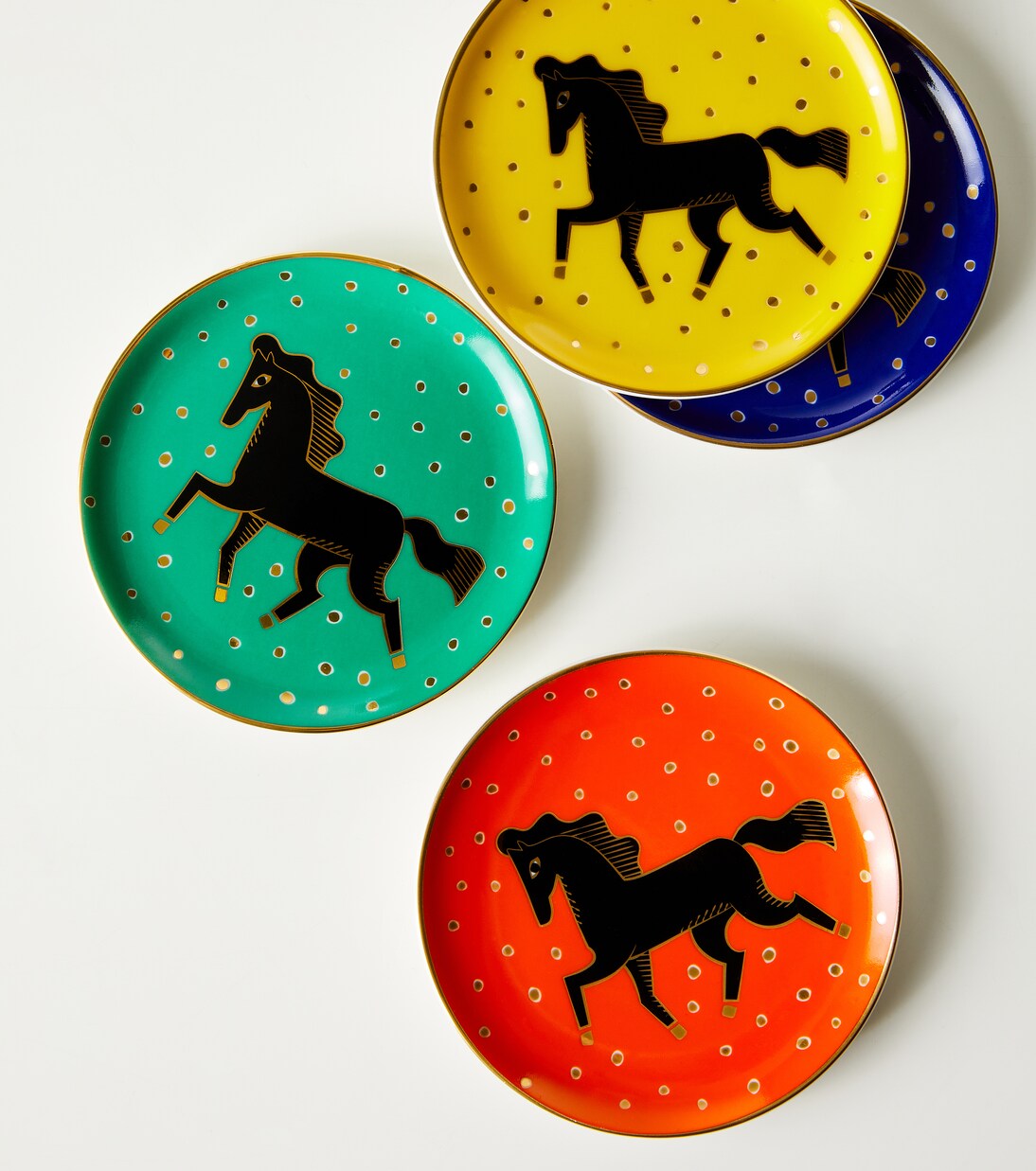 Cheval set of 4 porcelain coasters | Jonathan Adler