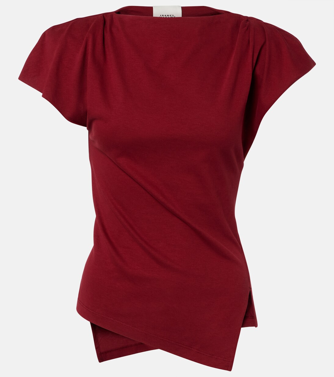 Sebani asymmetric cotton T-shirt | Isabel Marant