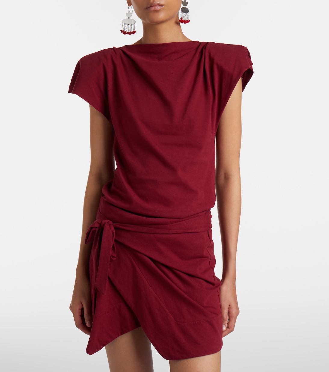 Sebani asymmetric cotton T-shirt | Isabel Marant