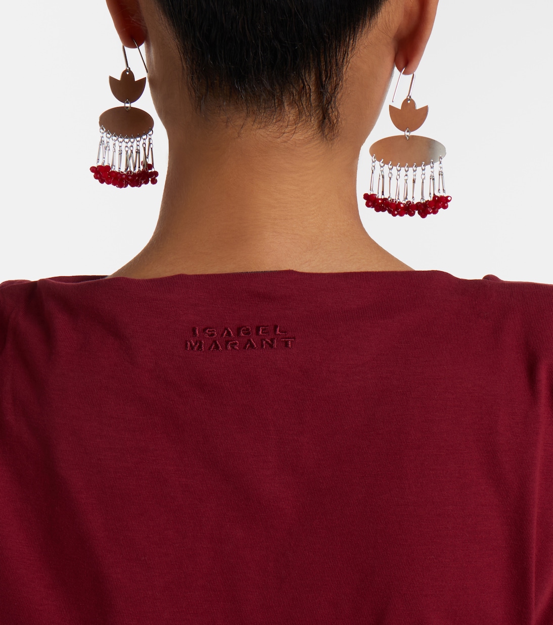 Sebani asymmetric cotton T-shirt | Isabel Marant