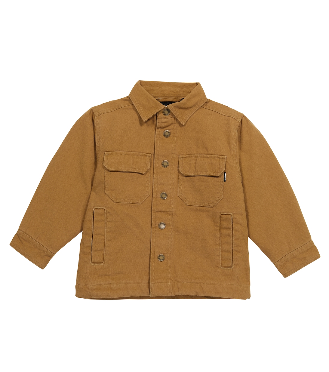 Henley cotton shirt jacket | Molo