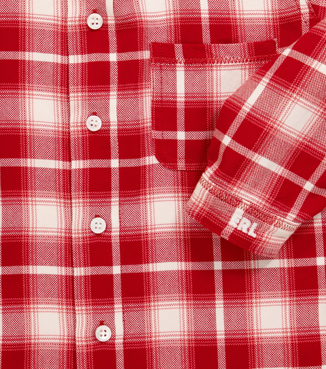Checked cotton flannel shirt | ERL Kids