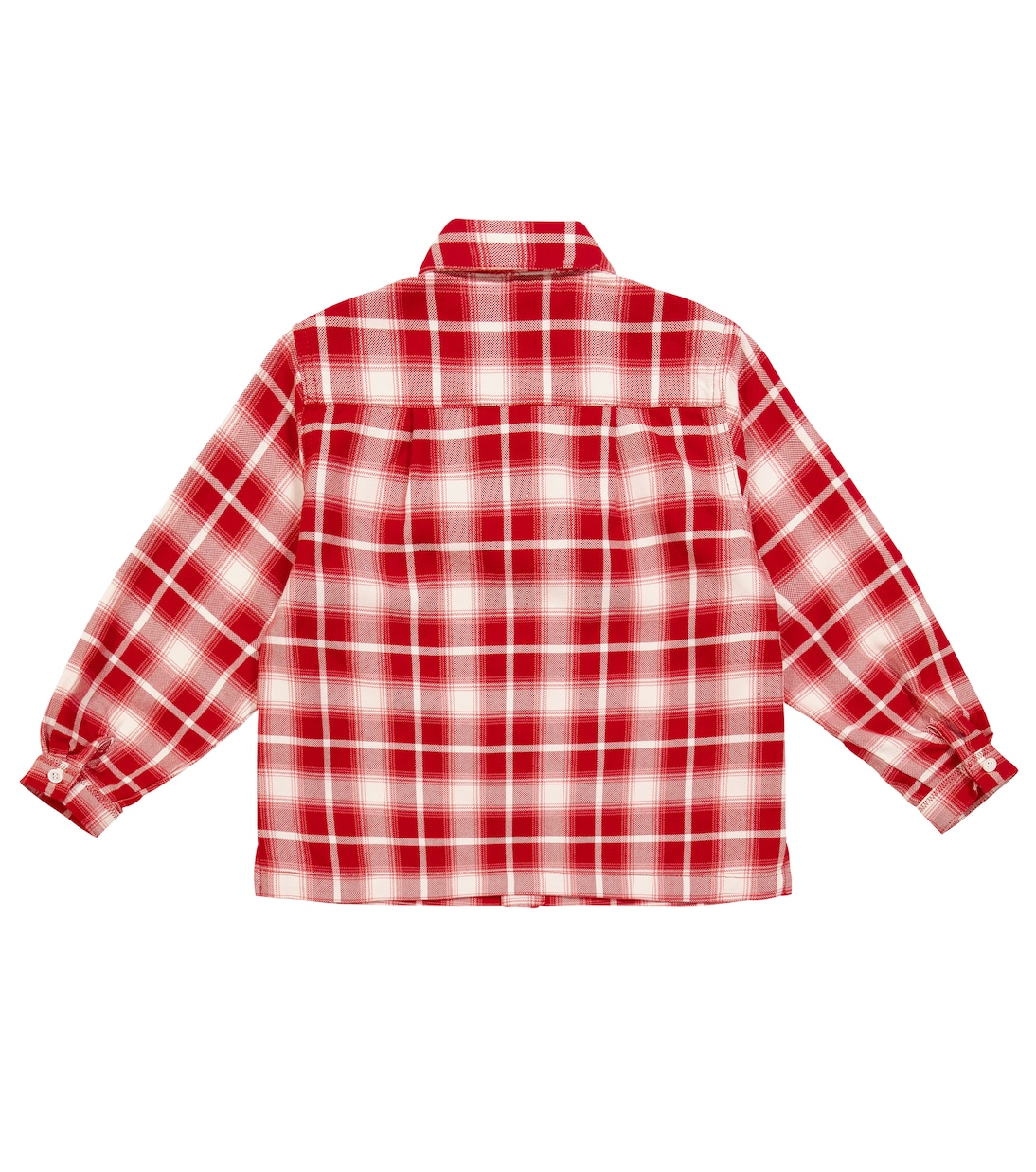 Checked cotton flannel shirt | ERL Kids