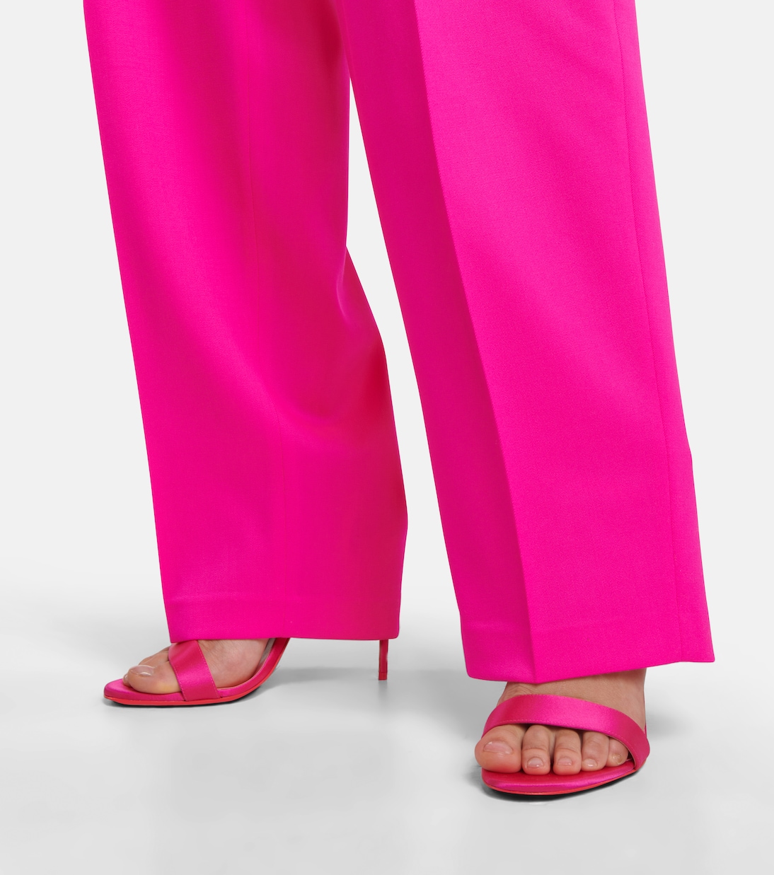 Sandalen Goldie Joli 100 aus Satin | Christian Louboutin