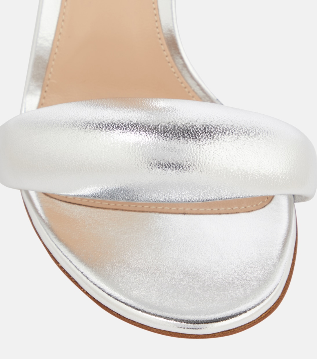 Sandalen Bijoux 105 aus Metallic-Leder | Gianvito Rossi