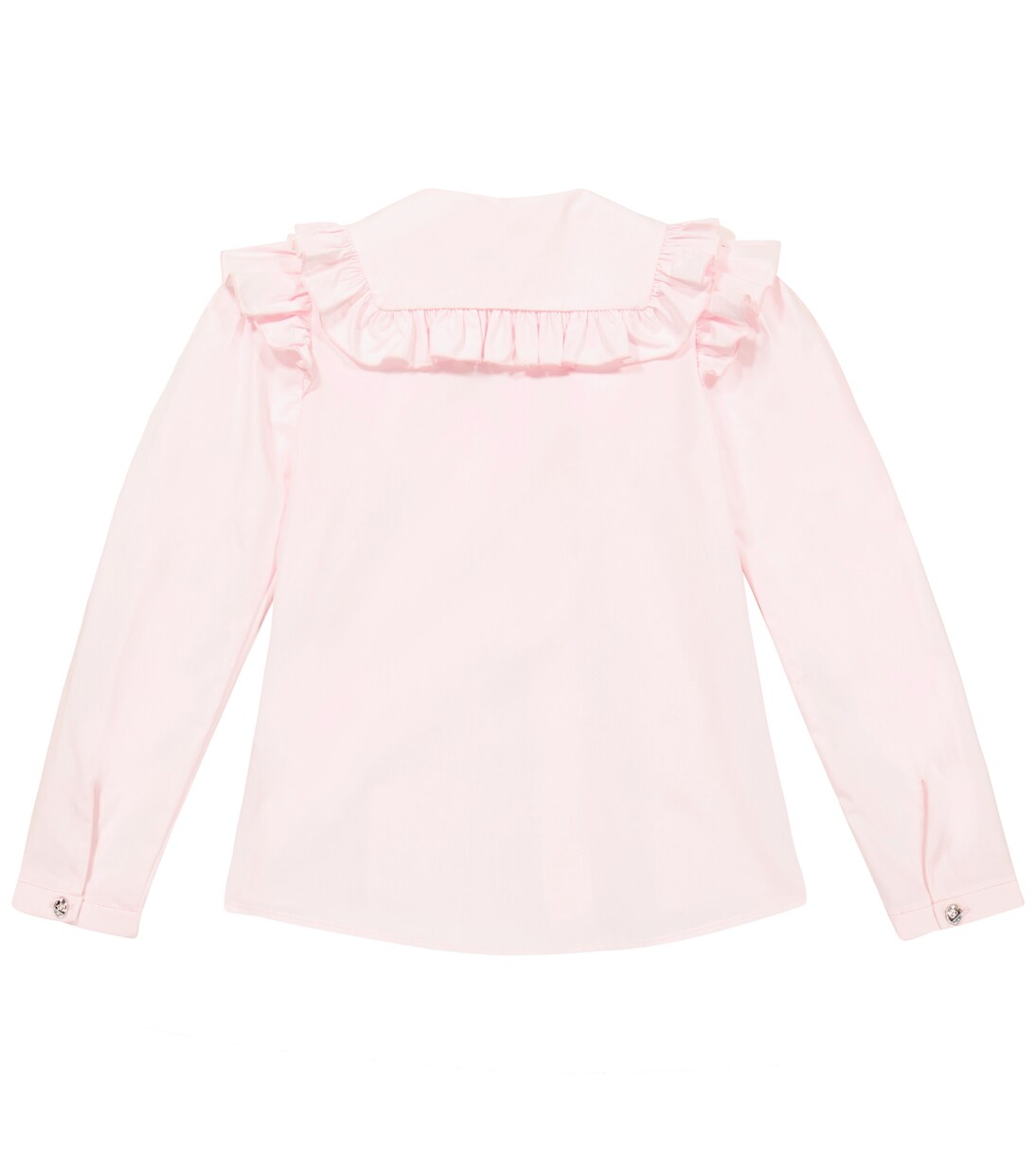 Cotton poplin shirt | Monnalisa