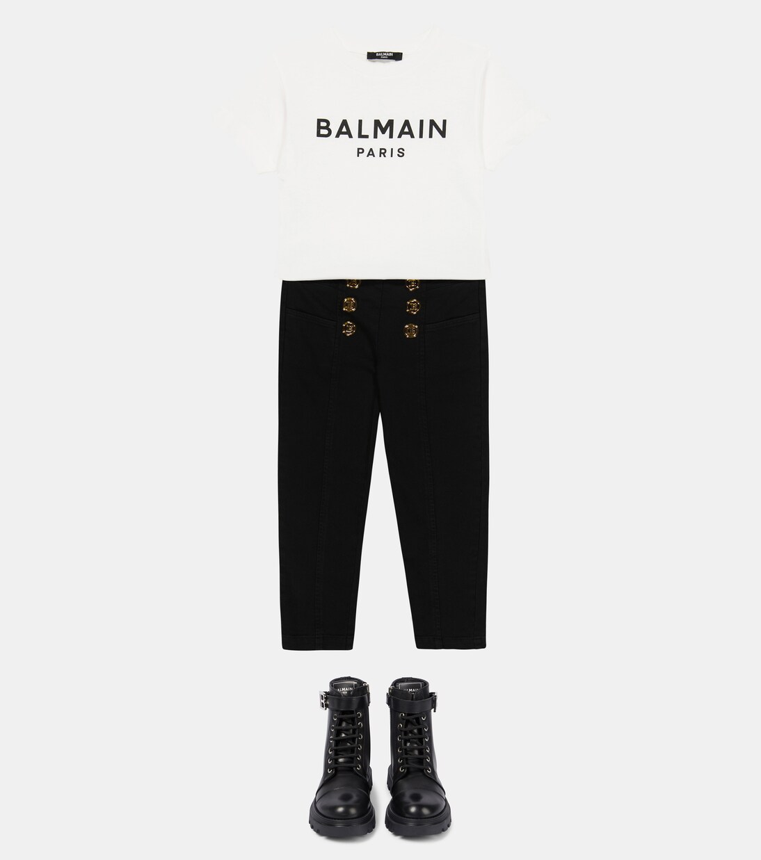 Logo cotton T-shirt | Balmain Kids